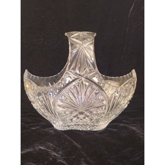 Vintage Shannon Godinger Crystal Basket, Original Box - Picture 1 of 15